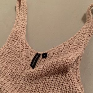 MOON & MADISON PINK KNIT TANK TOP